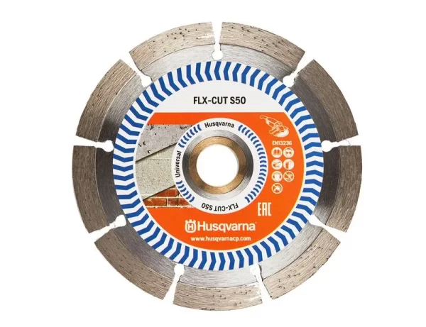 Disco Diamantado Segmentado Flx-cut S50 110mm Husqvarna – Potência e Resistência para Cortes Pesados
