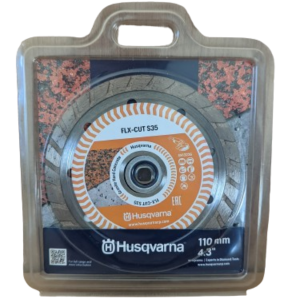 Disco Diamantado Turbo Flx-cut S35 110mm Husqvarna – Corte Rápido e Preciso em Diversos Materiais