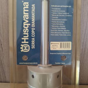Serra Copo Diamantada 80mm Husqvarna – Perfuração Profissional com Precisão e Eficiência