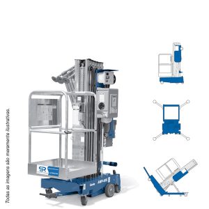 Plataforma Mastro Vertical 14M Elétrica - Locação